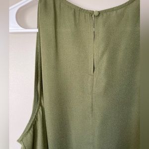 A New Day dark green Women’s sleeveless shell blouse size XXL